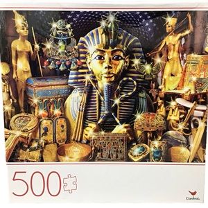 Cardinal Jigsaw Puzzle Treasures Egypt 500 Pieces Cardinal 24 x 18 6061203 Gold